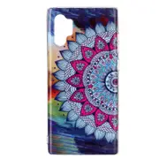 For Galaxy Note10 Noctilucent Imd Half Flower Pattern Soft Tpu Back Case Protector Cover Cases Covers & Skins