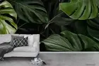 3D Tropical Leaf Pattern Wallpaper Wall Murals Removable Wallpaper 294