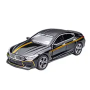 Catzon 1:32 M8 Alloy Car Model with Pull-Back Functionality and Sound Light Effects-Black