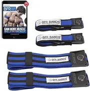 BFR BANDS Blood Flow Restriction Bands for Arms Legs Glutes Occlusion Training, Gain Muscle Without Heavy Weight Lifting, Quick-Release Elastic Strap