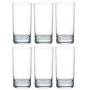 6pc Ocean San Marino 350ml Hi Ball Drinking Cocktail Glasses Barware Set Clear