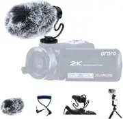 ORDRO Professional Video Microphone, Camera Mic with Shock Mount -External Video