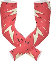 [Yoogain] UV Protection Sleeves Youth Boys Lightning Mixed Pattern Arm Sleeve For Garden Working Anti-Run cubre brazos, Lightning Mixed Pattern