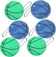 POPETPOP Basketball Reflective Keychain Glow the Dark Pendant for Boys Reflective Charms for Enhanced Night Visibility Traffic Accessories