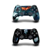 OFFICIAL THE DARK KNIGHT KEY ART VINYL SKIN DECAL FOR DUALSHOCK 4 CONTROLLER