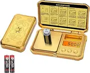 GRAM PRES Digital Pocket Gram Scale 300g x 0.01g Accuracy， Small Mini High Precision Gold Scale Digital Weight Grams and Oz for Jewelry,Diamond，Arrows, Powders and Mdicine,with 50g Cal Weights