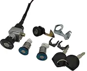 Motorbike Ignition for CBR125R 2004-2010 Scooter Electric Ignition Switch Lock Motorcycle Accesseries Ignition Switch Seat Lock Key Set Ignition Switch