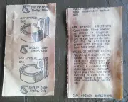 Military DOD Vietnam C-Rations Wrapped Shelby P-38...zz