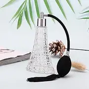 Fine Spray Vintage Perfume Bottle, Antique Style Elegant Glass Vintage Perfume Bottle, 75 Ml (2.53 Fl Oz) Empty for Travel Home