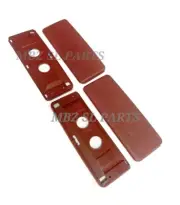 R129 SL500 SL320 SL600 500SL 300SL 2 BURGUNDY SUN VISOR MIRROR TRAY VANITY MBZ
