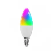 5W WiFi Smart Bulb E14 RGB+WW+CW Works With TUYA APP Alexa Compatible 2.4GHz Voice Control Energy Efficient LED