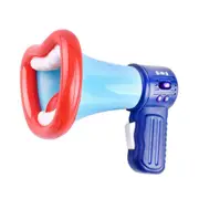 Big Mouth Funny Megaphone Recording Toy Kids Voice Changer Children Speaker Handheld Mic Vocal Toys New Blue