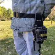 9 Slot Electrician Waist Pack Utility Pocket Storage Bag Canvas Tool Wrap