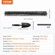 Gutter Cleaning Brush 80 Feet 433 Inch Diameter Leaf Guard for 5 Inch Gutters