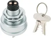 VGOL 6pin Ignition Key Switch Replacement Compatible with John Deere Compatible with Gator Military TH 6x4 CS CX TS TX 4x2 Utility Vehicles with 2 Matching Keys