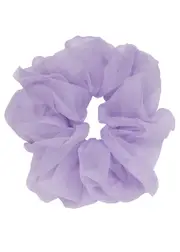 Valet Studio Paree Organza Scrunchie - Lilac ONE SIZE