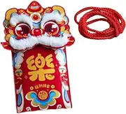 Sclmgo Crossbody Wallet for Chinese New Year with Red Packet Design for Spring Festival, Style B