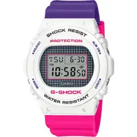 在飛比找蝦皮購物優惠-【CASIO】卡西歐 G-SHOCK 復古格紋圓框撞色電子錶