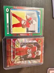 2024 Donruss Trey Benson 2 Card Rookie Lot Green Parallel color match Elite