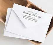 Printtoo Personalized Self Inking Wedding Reception Custom Save The Date Rubber Stamp Gift