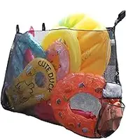 Swimming Pool Toy Organizer | Large Mesh Bag for Toys and Inflatable Balls | Expanding Storage Bags, Fence Net Baged | Durable, Spacious Design, Ideal for Pools Accessories, Water Sports