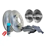 Rear Wheel Bearing Hub Ass + Brake Rotor Pad Kit for Toyota RAV4 SXA10 SXA11 ABS