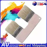 Double Paint Brush, U Shaped Double Paint Brush，for Acrylic Painting