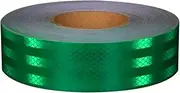 Reflective Tape， Reflective Tape Stickers, 45 Meters x 5 cm High Visibility Reflector Reminder Warning Tape for Trailer Bicycles Clothing(Dark Green)