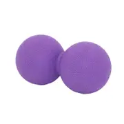 Peanut Lacrosse Ball Solid Mobility Massage Ball Myofascial Trigger Point Relax (5 Colours)
