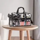 Tissue Holder External Pockets Makeup Bag Travel Bag Clear Bag Cosmetics Bag