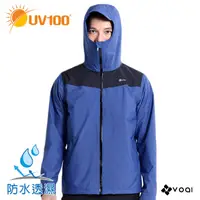 在飛比找蝦皮商城優惠-【UV100】 防曬 抗UV-Voai防水口罩連帽外套-男(
