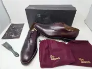 Men's ALLEN EDMONDS 'Park Avenue' Burgundy Leather Cap Toe Oxfords Size US 10 C