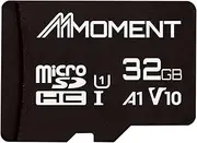 MMOMENT 32GB Micro SD Card, Micro SDHC Memor Card, A1, UHS-I, U1, V10, 1080 Full HD Memory Card for Tablet, Camara, Up to 90MB/s Read, 15MB/s Write Speed, SD Adapter Included