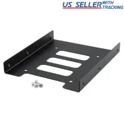(5-pack) 2.5" to 3.5" Bay SSD Metal Hard Drive HDD Mounting Bracket Adapter Tray