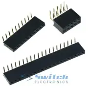 2 to 80 Way 2.54mm 0.1" PCB Header Sockets / Single Double Row Connector