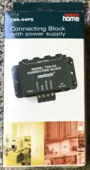 Xantech 789-44PS One Zone Four Source Connecting Block with Power Supply
