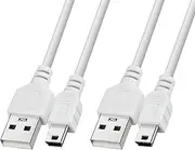 Charger Cable for TI-84 Plus CE, TI-Nspire CX, TI CX CAS Graphing Calculators, 2-Pack