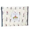 Cynthia Rowley Queen Christmas Happy Festive Gnomes Stars Designer Sheet set