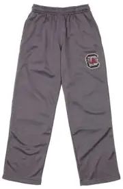 OuterStuff NCAA Boys Youth South Carolina Game Cocks Basic Grey Track Pants