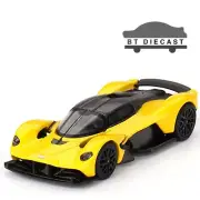 MINI GT ASTON MARTIN VALKYRIE 1/64 DIECAST MODEL CAR SUNBURST YELLOW MGT00744