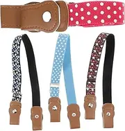 [Yardenfun] 4 Pack Boys and Girls Belts Boys Girls Stretchy Waist Belts Elastic for Outfits