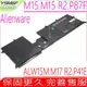 DELL Y9M6F,YM9KC,08K84V 電池 適用 戴爾 Alienware M15 R2,P87F,P87F001,M17 R2,P41E,P41E001,M17 R2-C7XD9,ALW15M,ALW15M-R4958W