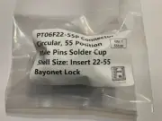 PT06F22-55P, Circular Connector, New Surplus