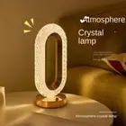 Touch Switch Crystal Table Lamp Atmosphere Night Light Living Room Bedroom