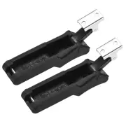 Rubber Flexible SUS304 Stainless Steel Soft Draw Latches Hasp - 2 Pcs