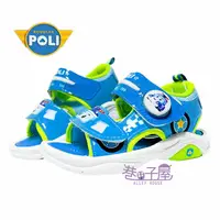 在飛比找樂天市場購物網優惠-救援小隊-POLI波力 變形警車 童鞋 電燈鞋 涼鞋 運動涼