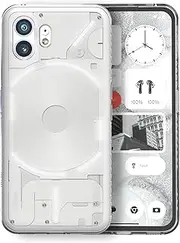 TUDIA Ultra Clear Fit Designed for Nothing Phone (2) Case, [LUCION] Shockproof TPU Bumper Anti-Yellowing Transparent Hard Back Ultra Slim Grip Protection for Nothing Phone 2 Cover 2023 (Clear)