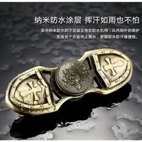 在飛比找PChome商店街優惠-金屬美國爆款 鈦合金凱撒指尖陀螺 解壓手指螺旋十字軍工廠現貨