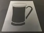 Coffee #5 Stencil 10mm or 7mm Thick, Crafts, Brew, Latte, Frappuccino