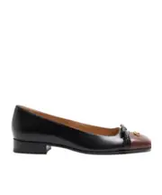 Valentino VLogo Signature Tassel Embellished Slip-On Ballet Flats 35,36,37,38,39,37.5,38.5,39.5,40.5,41.5,40,36.5,41,35.5,42 Black/coffee